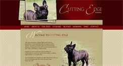Desktop Screenshot of cuttingedgekennel.com
